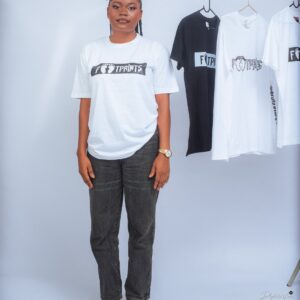 Footprint Round-neck T-shirt(White edition)