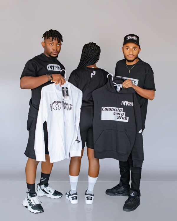 Footprint Comfortable Hoodies (Black Edition) - Image 4