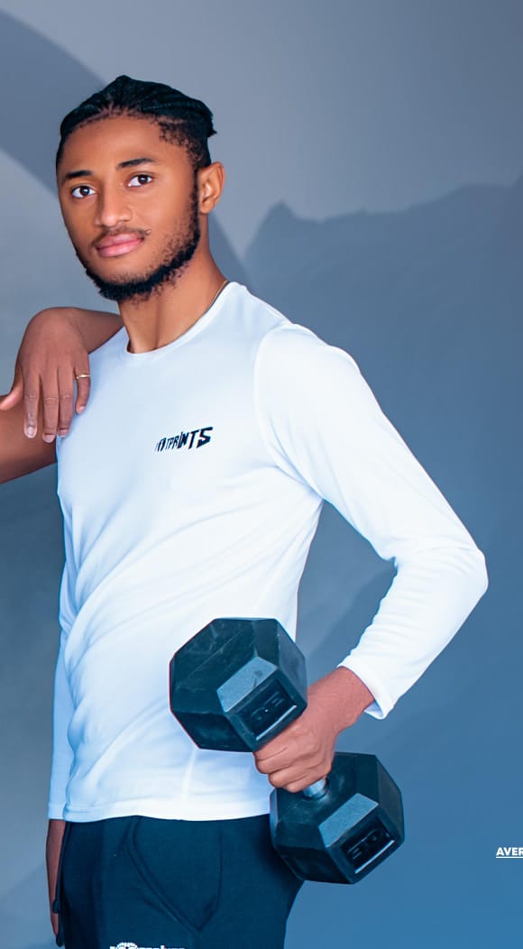 Footprints Sports Vest (long sleeve white)