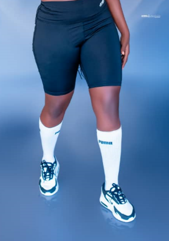 Footprints Female Leggins Shorts